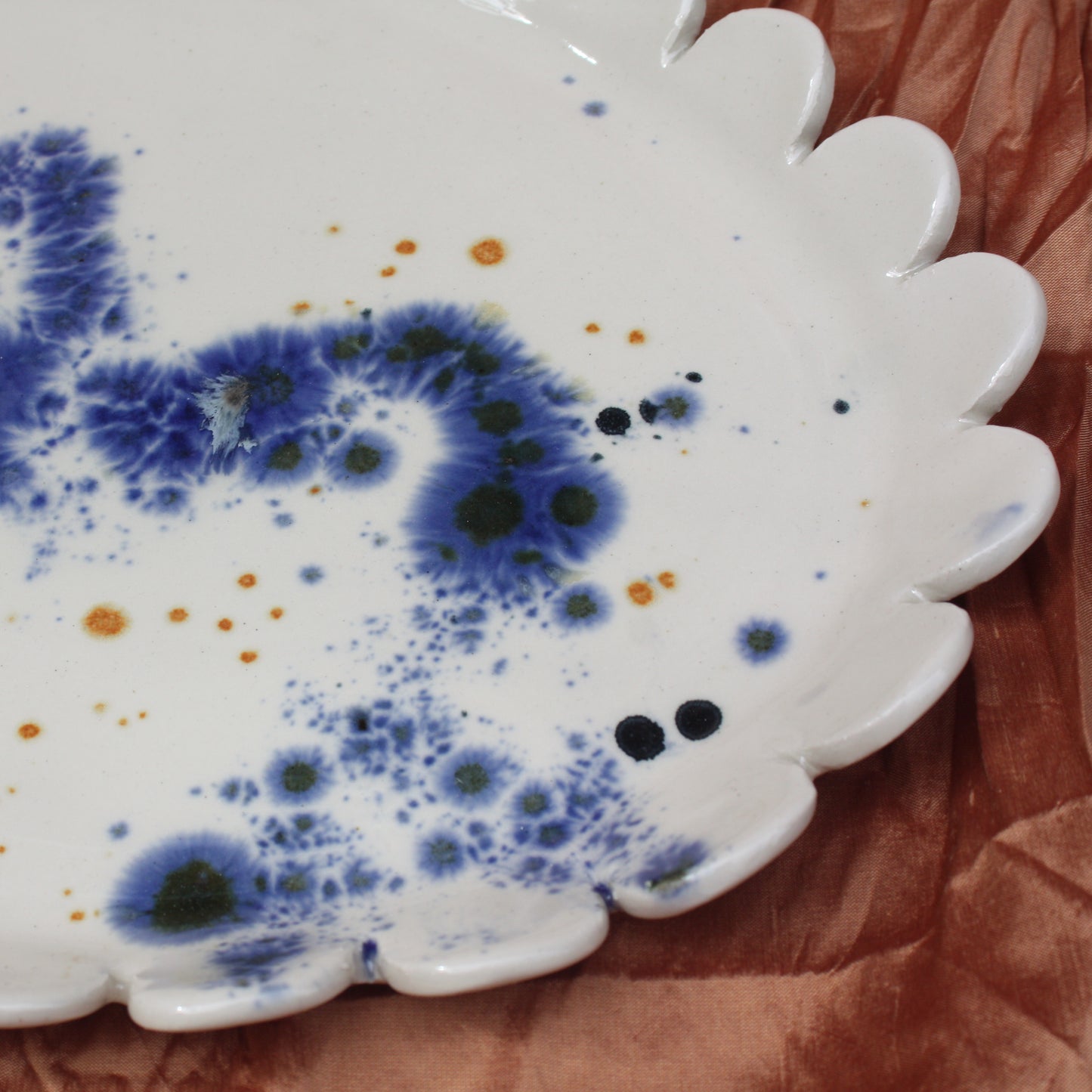 Scalloped Oval Platter