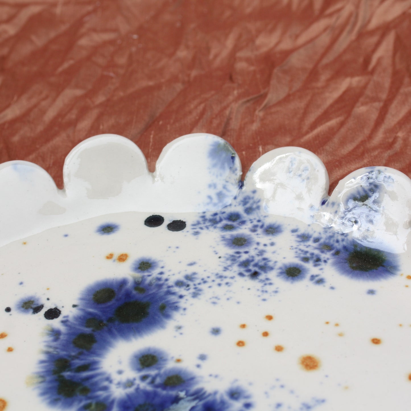 Scalloped Oval Platter