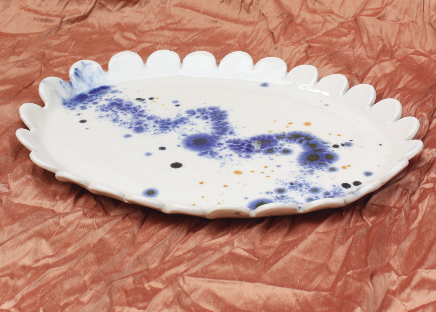 Scalloped Oval Platter
