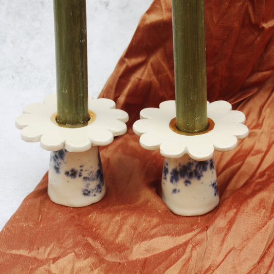 Mary Candleholders - Pair